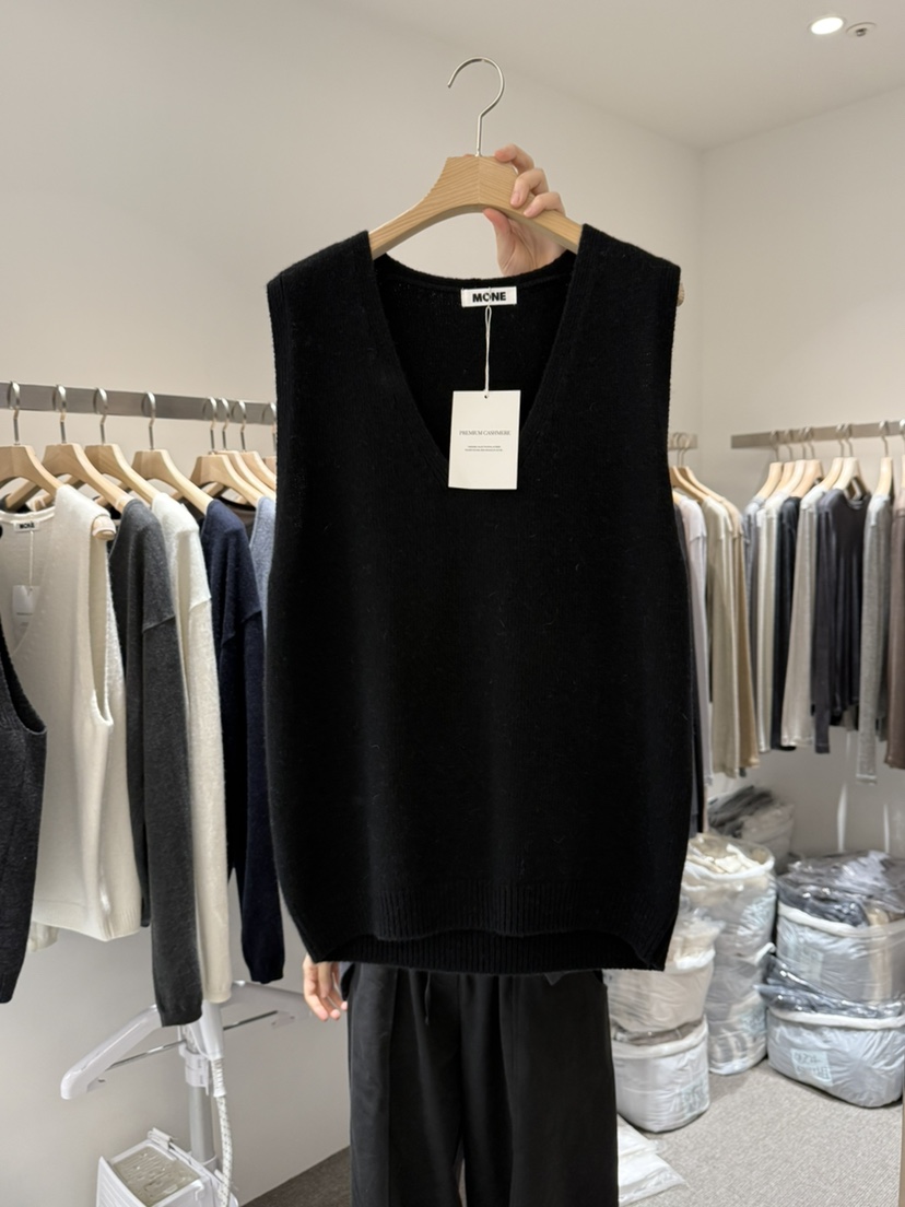 MONE-A東大門㊣實拍女士新品休閑時尚吊帶背心不含內搭羊毛MONE-A吊帶/背心圖色4