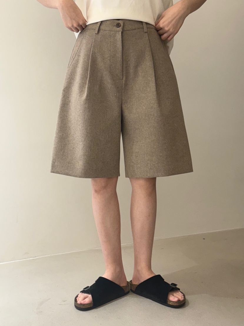 MONE-A韓國代購㊣女裝新品25秋冬職業真品人氣時尚推薦短褲MONE-A短褲圖色1