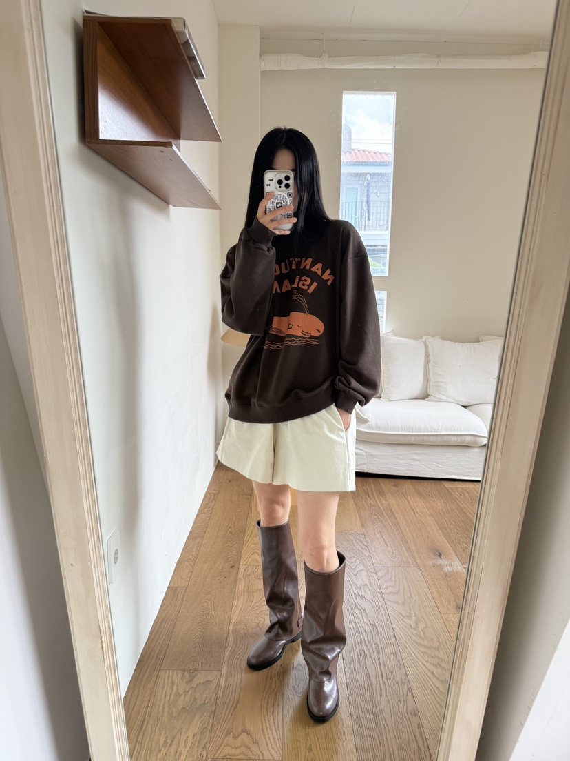 A P-STUDIO東大門㊣直郵女裝新款熱賣人氣推薦職業休閑衛衣A P-STUDIO衛衣