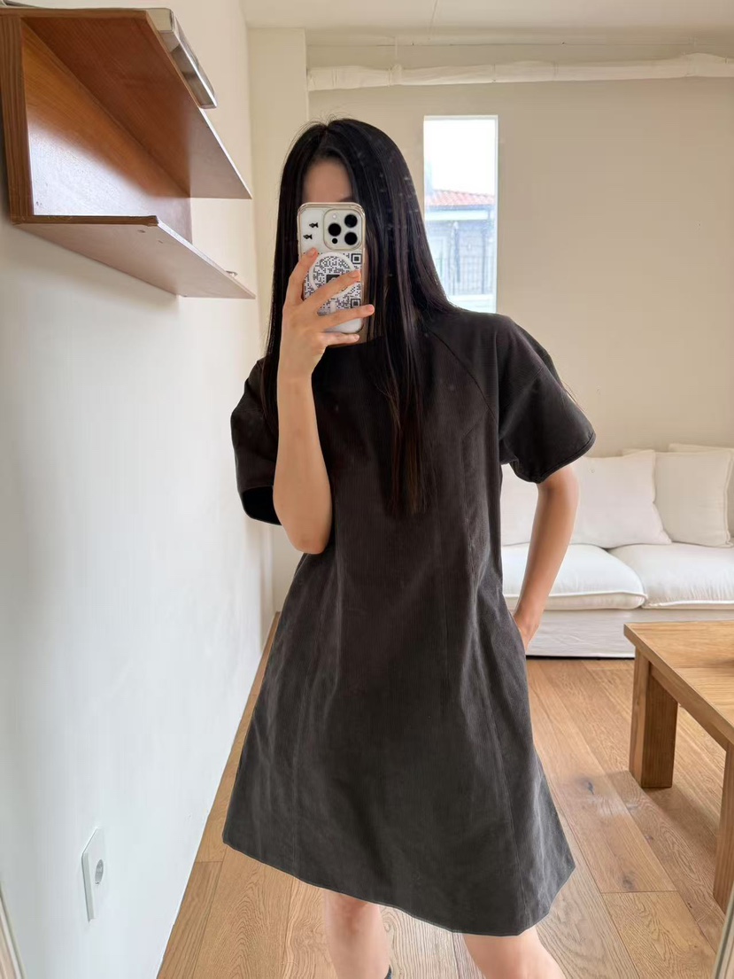 A P-STUDIO東大門㊣實拍女裝新款熱賣25秋冬職業時尚連衣裙A P-STUDIO連衣裙
