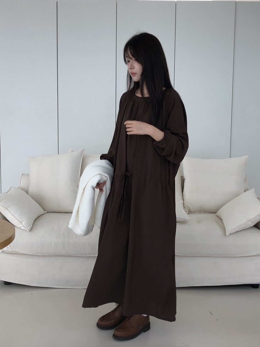 THE EYL東大門㊣直郵女裝新款休閑25秋冬時尚真品職業連衣裙THE EYL連衣裙