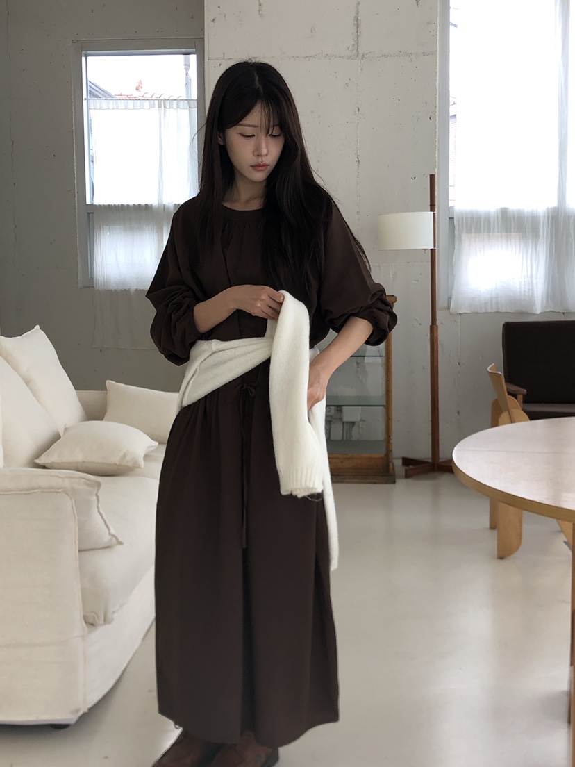 THE EYL東大門㊣直郵女裝新款休閑25秋冬時尚真品職業連衣裙THE EYL連衣裙