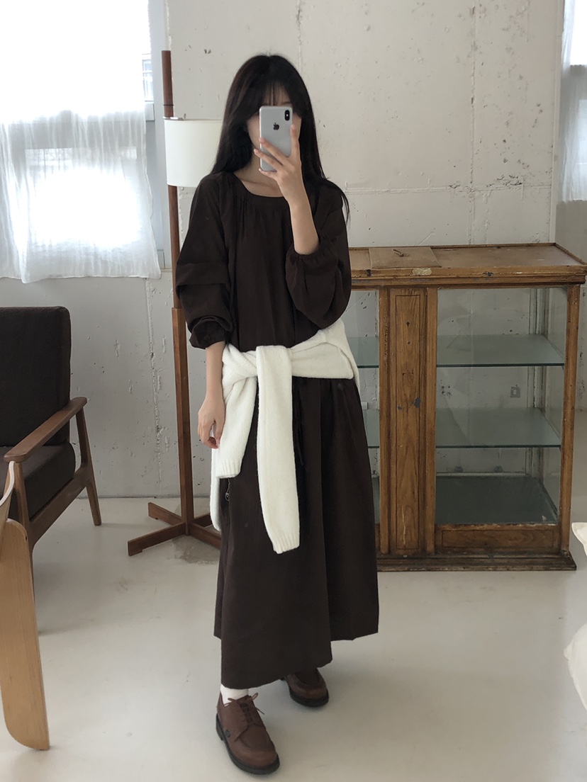 THE EYL東大門㊣直郵女裝新款休閑25秋冬時尚真品職業連衣裙THE EYL連衣裙