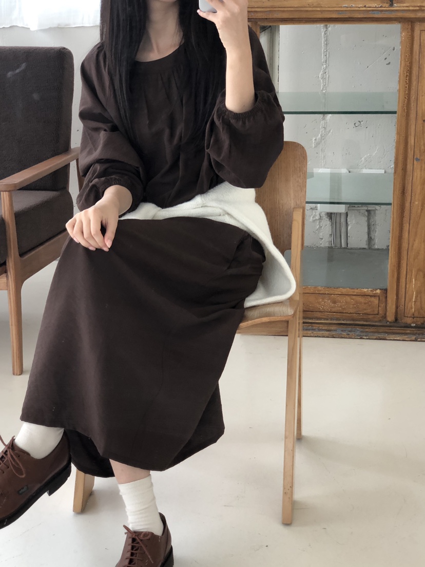 THE EYL東大門㊣直郵女裝新款休閑25秋冬時尚真品職業連衣裙THE EYL連衣裙