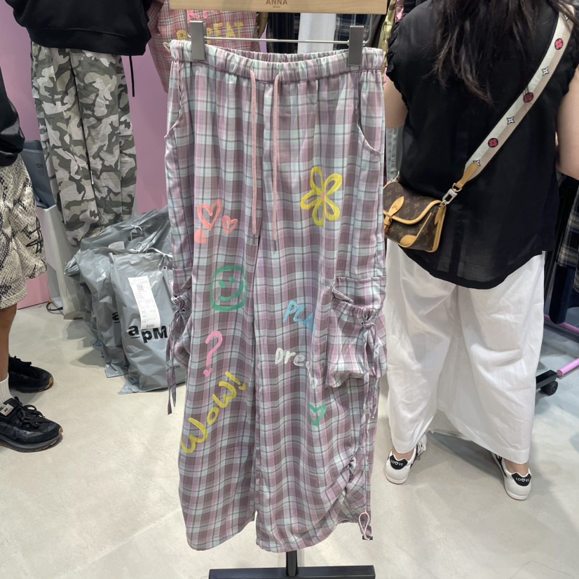ANNA韓國直郵㊣女士新品熱賣25秋冬真品職業推薦時尚休閑褲ANNA休閑褲圖色1