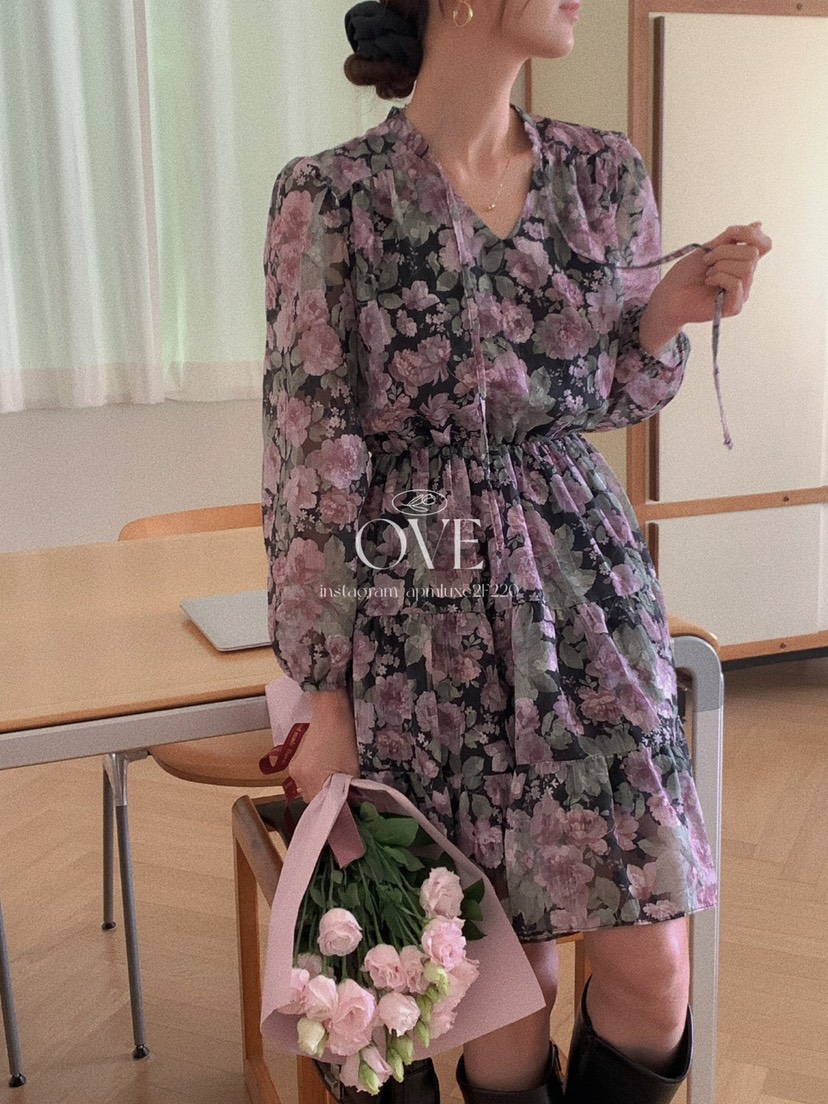 OVE東大門㊣代購女士新款推薦時尚休閑人氣職業熱賣真品連衣裙OVE連衣裙