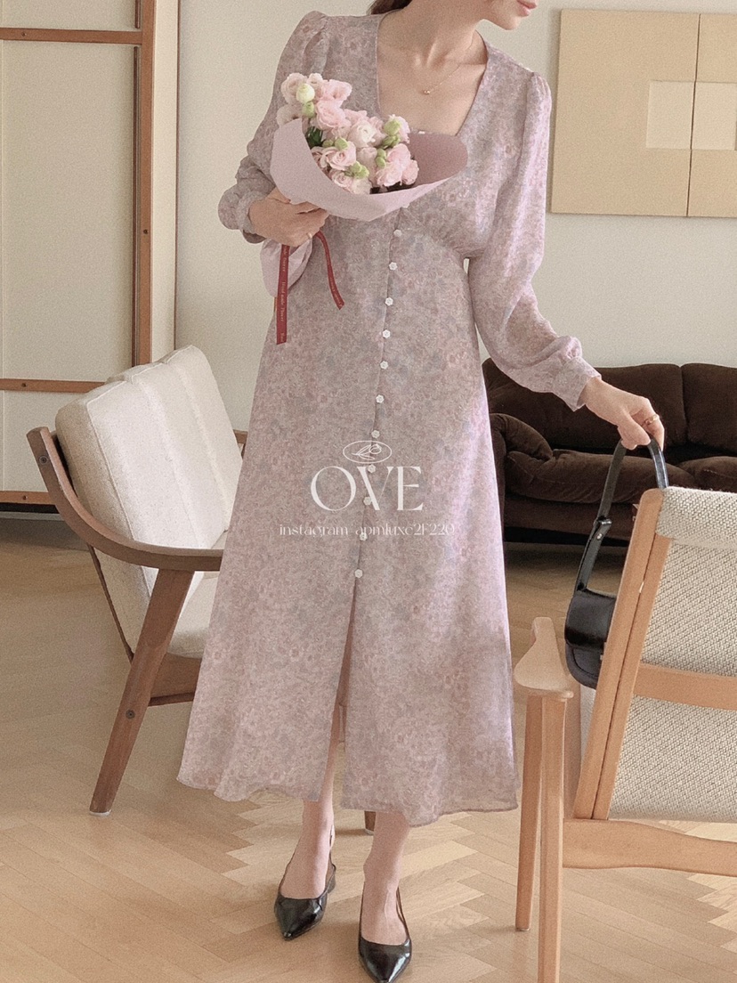 OVE東大門㊣實拍女裝新款熱賣25秋冬人氣職業推薦休閑連衣裙OVE連衣裙