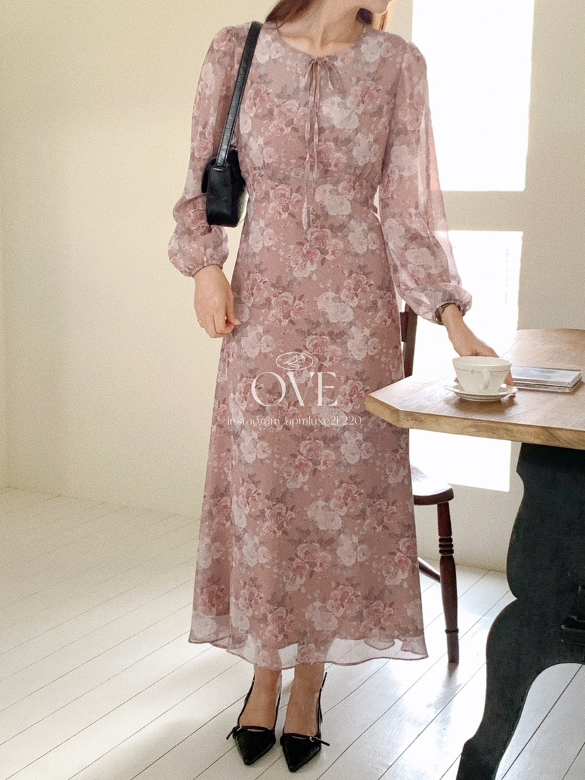 OVE東大門㊣實拍女士新品時尚熱賣真品25秋冬人氣職業連衣裙OVE連衣裙