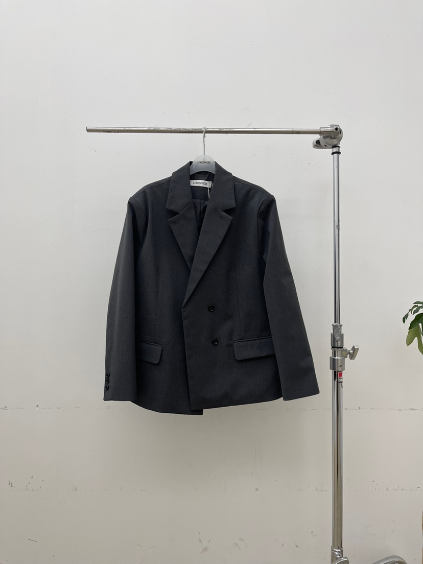 ATMOSPHERE韓國代購㊣女士新品熱賣真品25秋冬休閑夾克羊毛ATMOSPHERE/BLING夾克圖色2