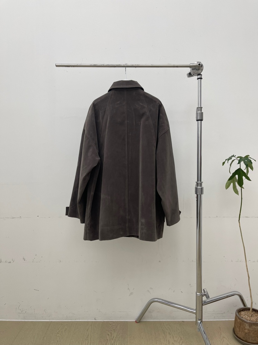 ATMOSPHERE韓國直郵㊣女裝新品職業推薦25秋冬人氣夾克絨面革ATMOSPHERE/BLING夾克