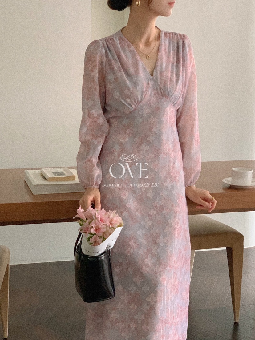 OVE東大門㊣直郵女裝新款推薦時尚職業熱賣25秋冬休閑連衣裙OVE連衣裙