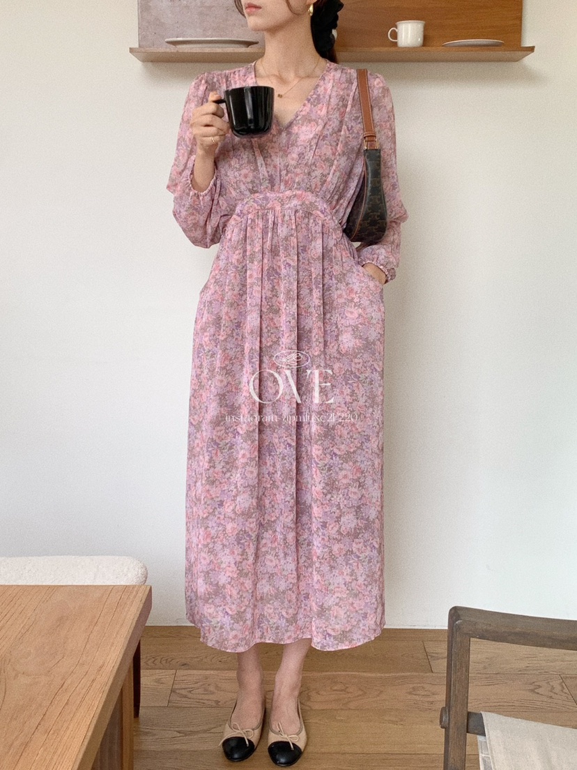 OVE韓國直郵㊣女士新款推薦職業時尚熱賣人氣25秋冬真品連衣裙OVE連衣裙