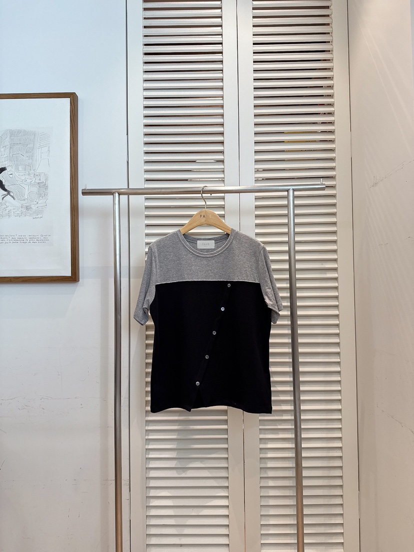 FAVE-L東大門㊣代購女士新品職業推薦25秋冬熱賣人氣休閑T恤FAVE-LT恤圖色3