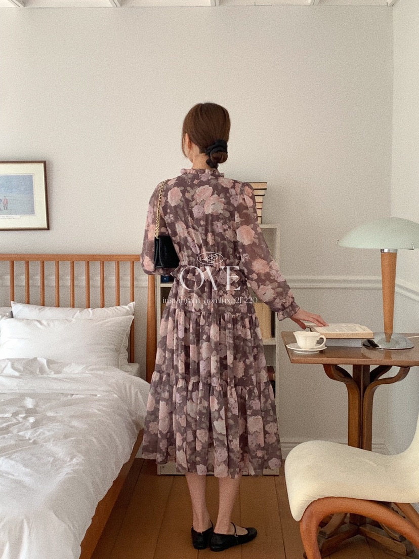 OVE韓國代購㊣女士新款25秋冬熱賣時尚推薦休閑人氣真品連衣裙OVE連衣裙