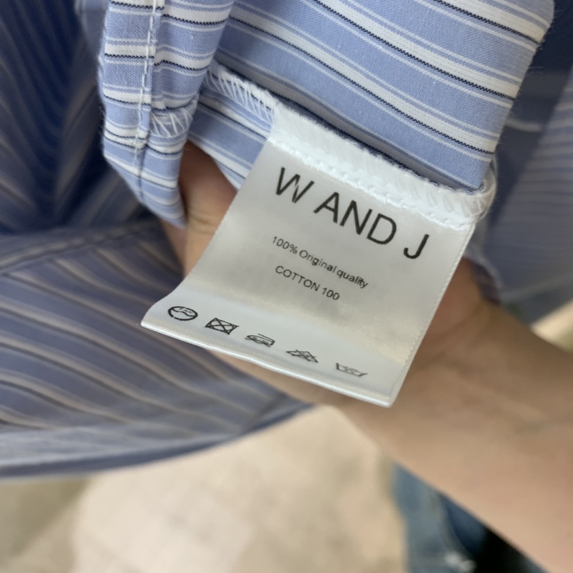 W AND J韓國代購㊣女裝新款時尚25秋冬職業休閑襯衫蕾絲衫W AND J襯衫/蕾絲衫