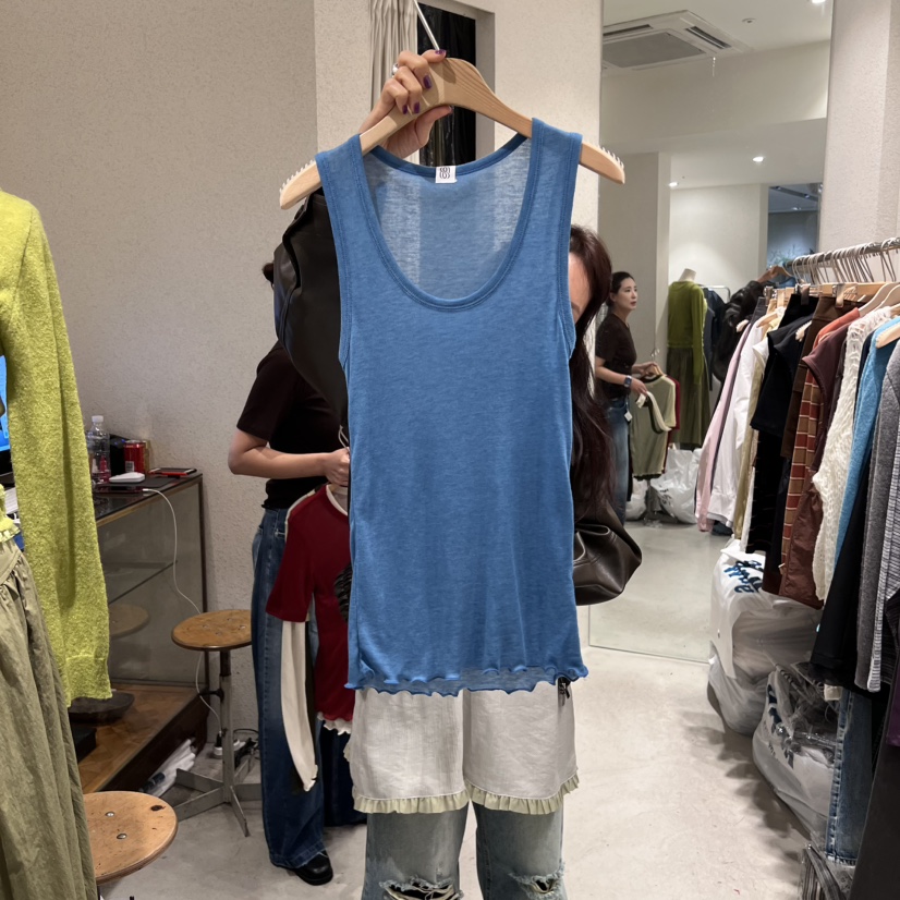 SSEMIENNE韓國代購㊣女裝新品25秋冬熱賣推薦職業時尚吊帶背心SSENIQUE吊帶/背心圖色2