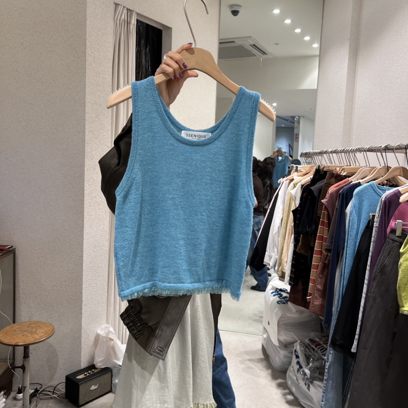 SSEMIENNE東大門㊣直郵女裝新品真品時尚25秋冬推薦吊帶背心SSENIQUE吊帶/背心圖色2