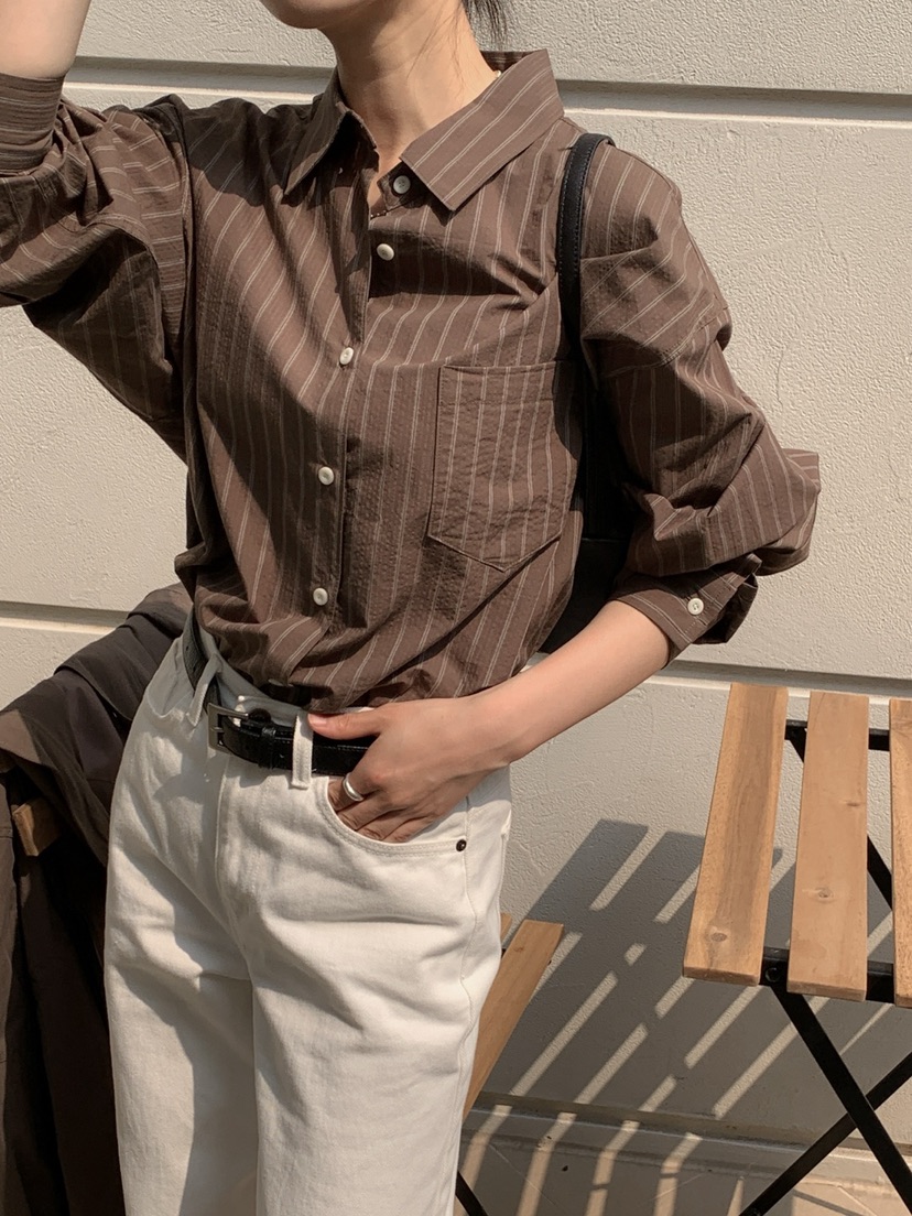 LONG PEAK東大門㊣代購女裝新款休閑時尚真品25秋冬襯衫蕾絲衫LONG PEAK襯衫/蕾絲衫