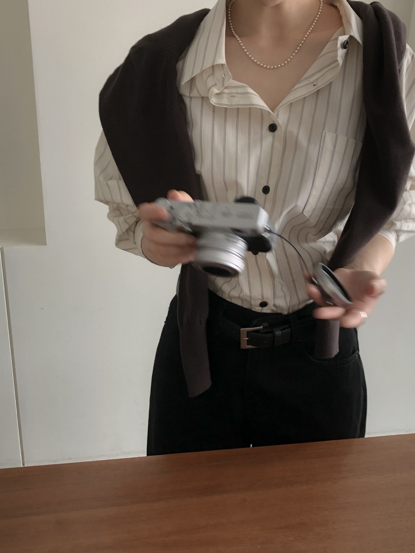 LONG PEAK東大門㊣代購女裝新款休閑時尚真品25秋冬襯衫蕾絲衫LONG PEAK襯衫/蕾絲衫