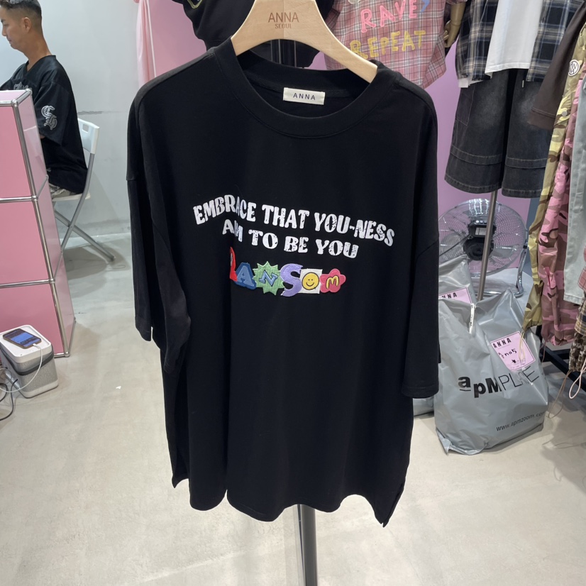 ANNA韓國直郵㊣女士新品25秋冬職業熱賣推薦時尚人氣休閑T恤ANNAT恤圖色3