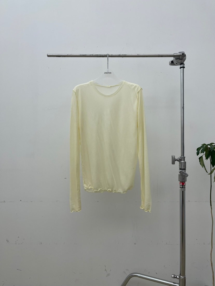 ATMOSPHERE東大門㊣直郵女裝新品時尚職業25秋冬推薦長袖T恤ATMOSPHERE/BLING長袖T恤圖色1