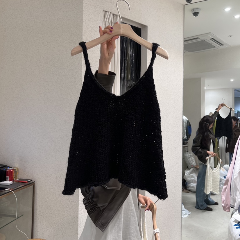 SSEMIENNE東大門㊣代購女裝新款人氣25秋冬真品職業吊帶背心SSENIQUE吊帶/背心圖色2