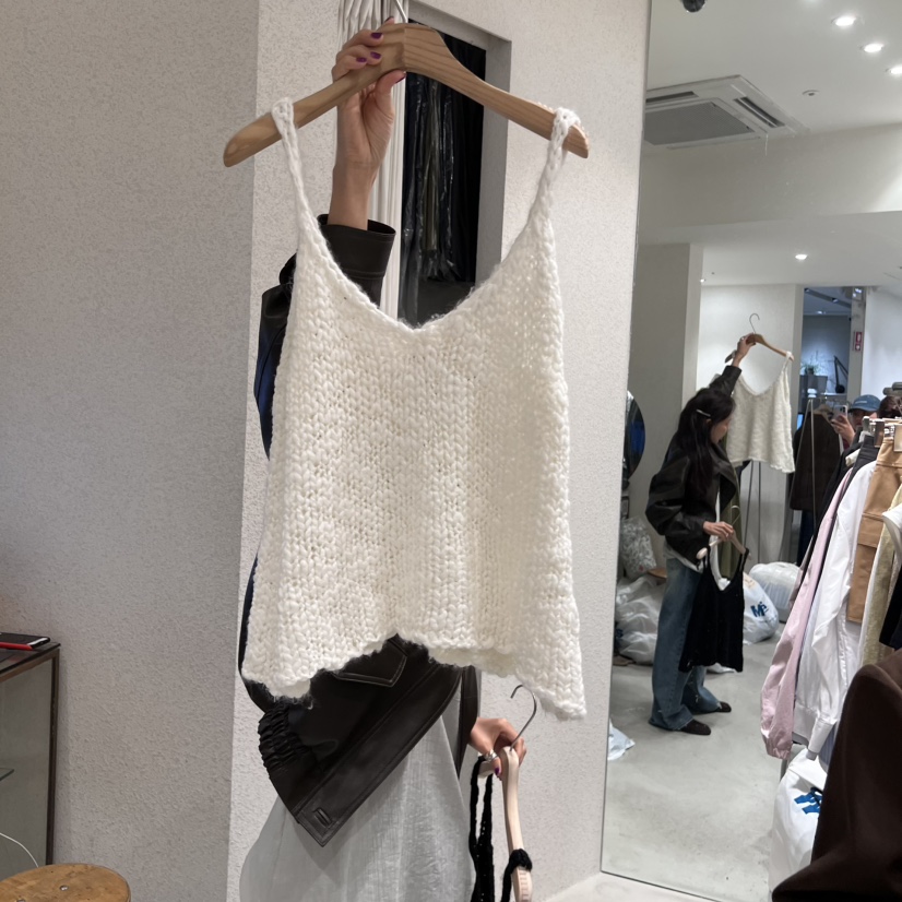 SSEMIENNE東大門㊣代購女裝新款人氣25秋冬真品職業吊帶背心SSENIQUE吊帶/背心圖色4