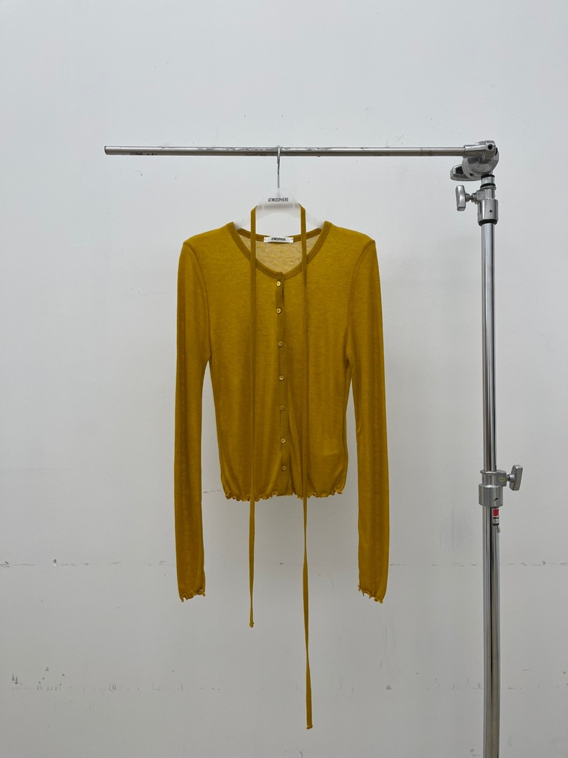 ATMOSPHERE韓國直郵㊣女士新款熱賣時尚真品針織衫含腰繩羊絨ATMOSPHERE/BLING針織衫圖色3