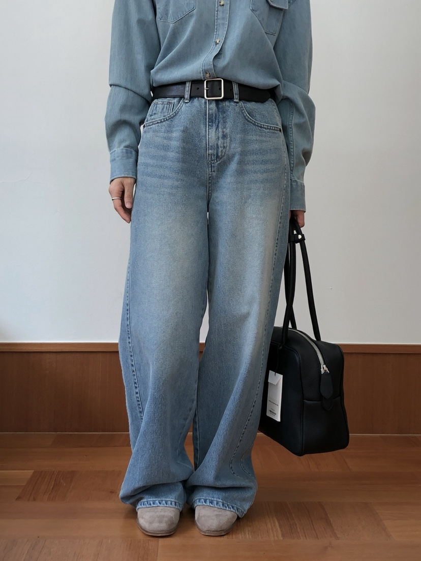 LONG PEAK東大門㊣代購女士新款時尚休閑人氣熱賣25秋冬牛仔褲LONG PEAK牛仔褲
