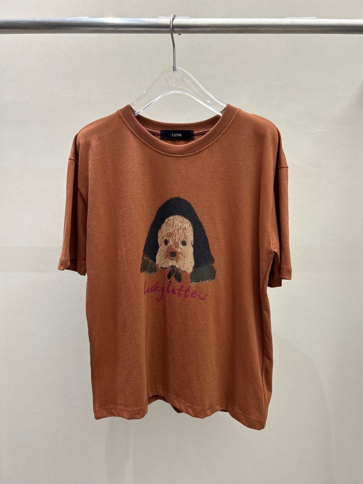 LATTE-P韓國直郵㊣女裝新品推薦真品熱賣時尚休閑25秋冬T恤LATTE-PT恤圖色3
