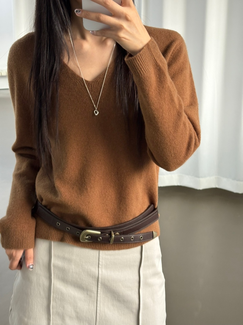 Verbena東大門㊣直郵女裝新款真品熱賣人氣時尚推薦休閑針織衫Verbena針織衫