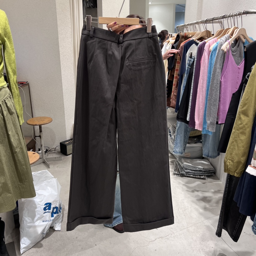 SSEMIENNE韓國代購㊣女裝新款休閑時尚熱賣25秋冬推薦休閑褲SSENIQUE休閑褲