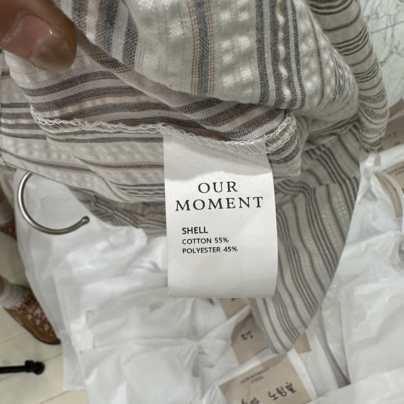OURMOMENT韓國代購㊣女裝新款人氣時尚推薦休閑25秋冬襯衫蕾絲衫OURMOMENT襯衫/蕾絲衫