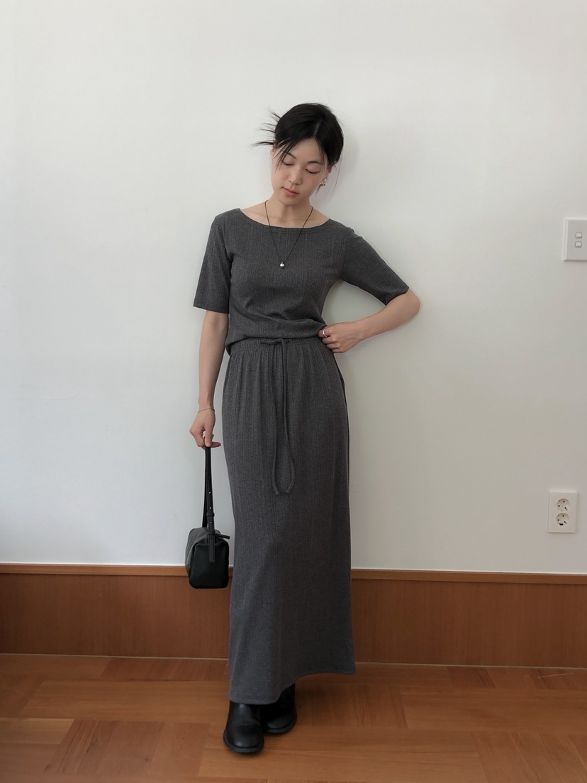 LONG PEAK東大門㊣實拍女士新品時尚推薦人氣真品25秋冬T恤褶皺LONG PEAKT恤