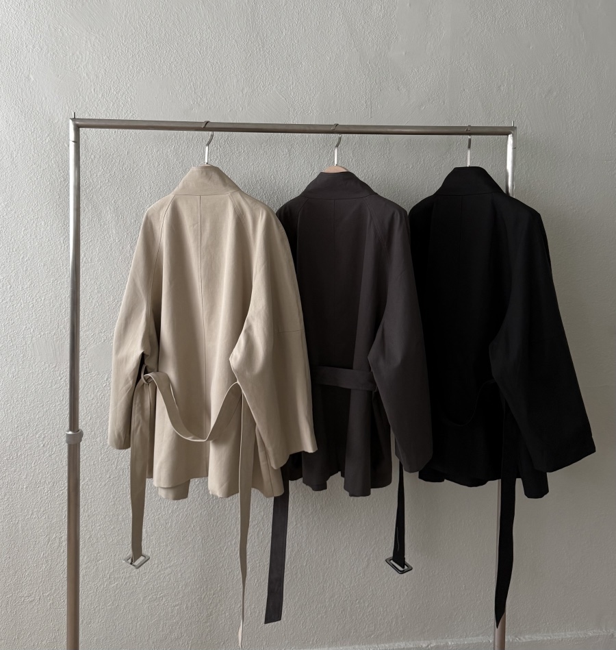 TWENTY FOUR SEVEN24-7東大門㊣實拍女裝新品真品夾克含腰帶TEWNTY FOUR SEVEN24-7夾克