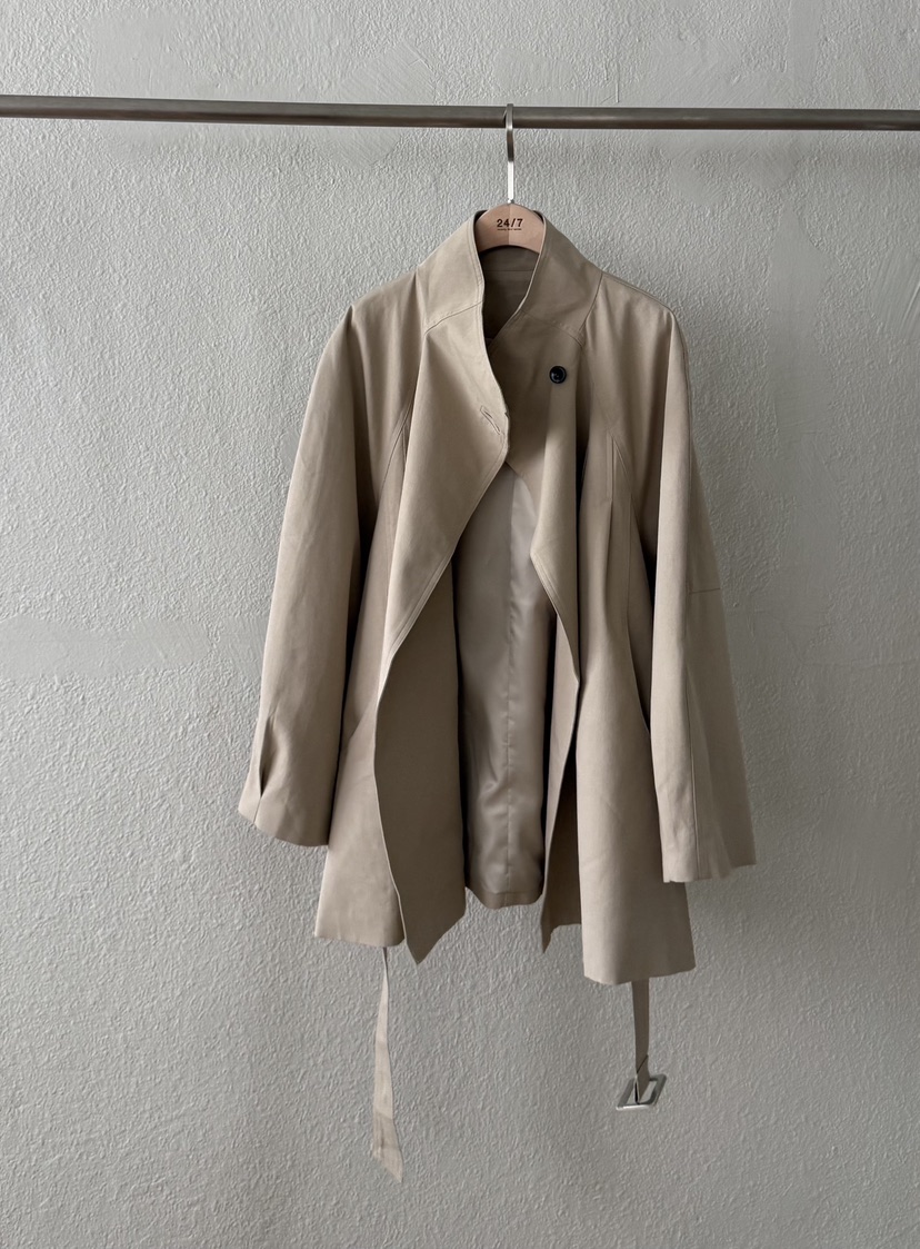 TWENTY FOUR SEVEN24-7東大門㊣實拍女裝新品真品夾克含腰帶TEWNTY FOUR SEVEN24-7夾克圖色1