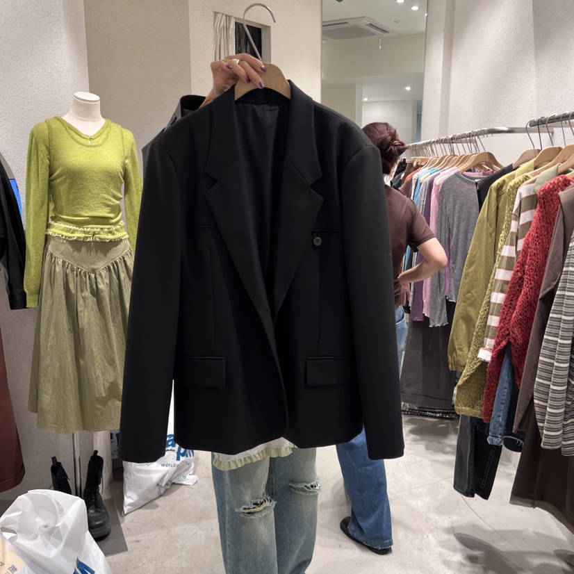 SSEMIENNE東大門㊣實拍女裝新款人氣真品熱賣休閑職業時尚夾克SSENIQUE夾克圖色2