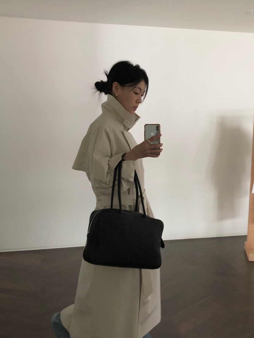 LONG PEAK東大門㊣直郵女士新品職業真品推薦長款風衣含腰帶LONG PEAK長款風衣