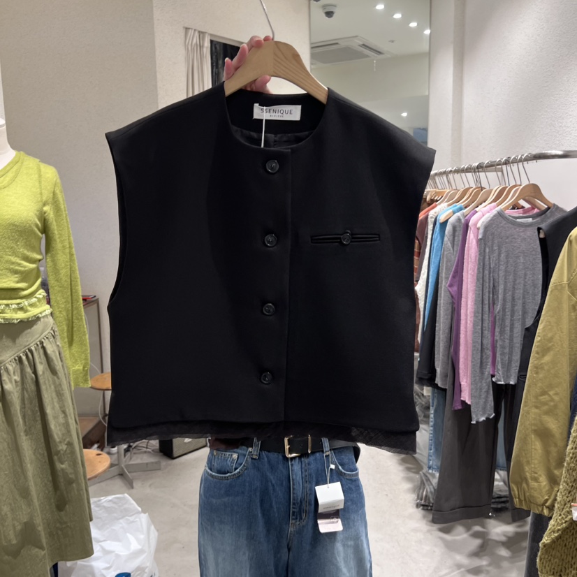 SSEMIENNE東大門㊣直郵女士新款推薦真品職業人氣時尚休閑馬甲SSENIQUE馬甲圖色2