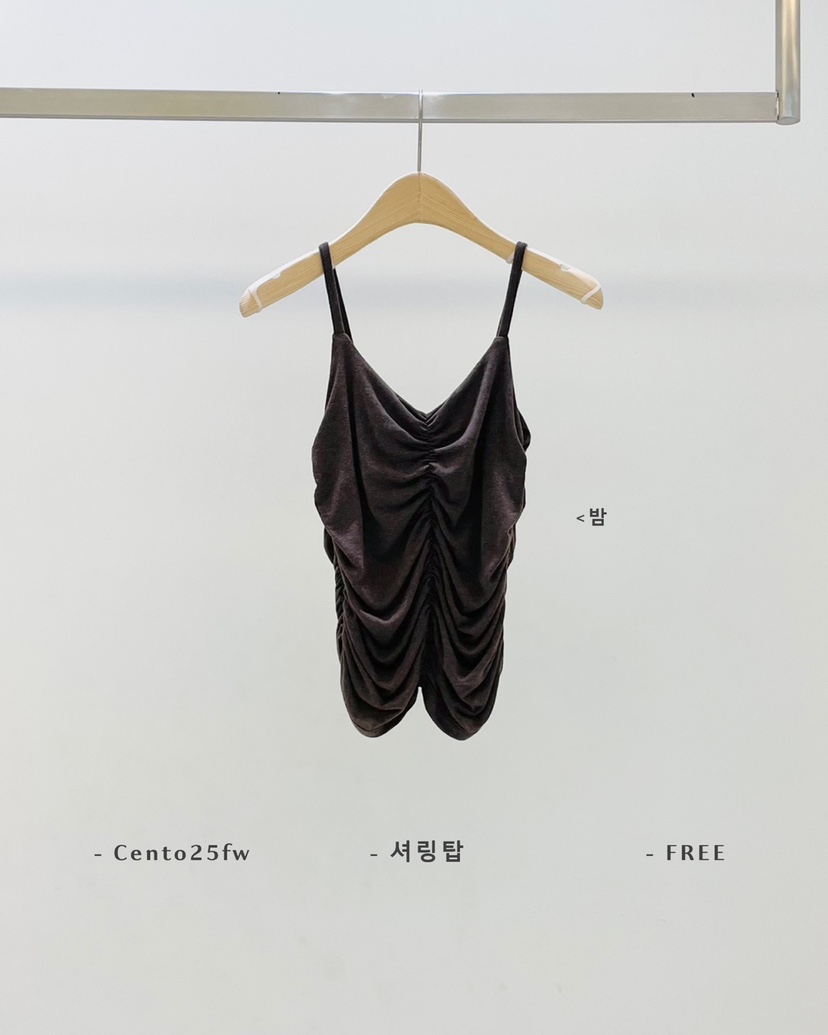 SETPLATZ韓國直郵㊣女士新款休閑25秋冬真品人氣吊帶背心褶皺PLATZCLASSIC吊帶/背心圖色2