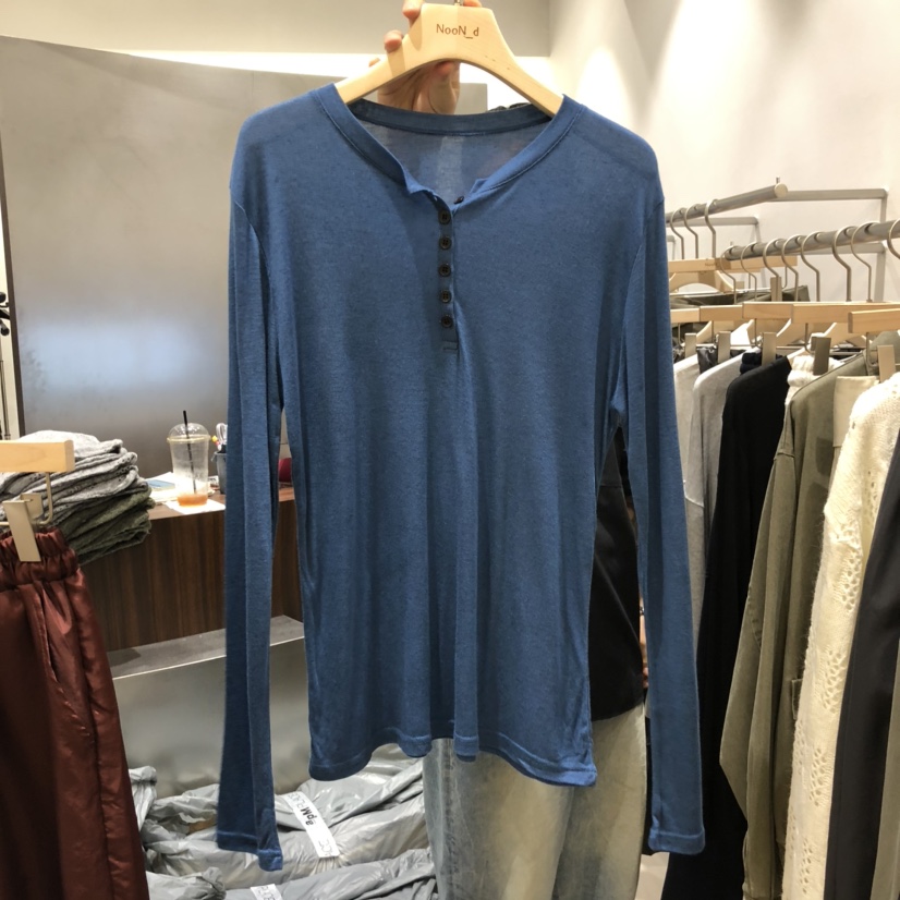 NOON_D韓國直郵㊣女裝新品25秋冬人氣時尚職業推薦真品長袖T恤NOON_D長袖T恤圖色1