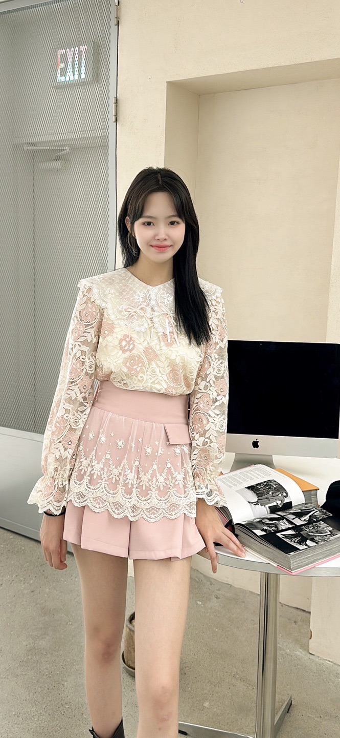 YARD韓國代購㊣女士新品熱賣時尚休閑人氣職業25秋冬襯衫蕾絲衫YARD襯衫/蕾絲衫
