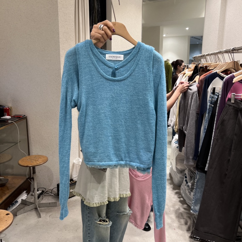 SSEMIENNE韓國直郵㊣女士新品真品時尚職業推薦人氣套裝套裝SSENIQUE套裝圖色2