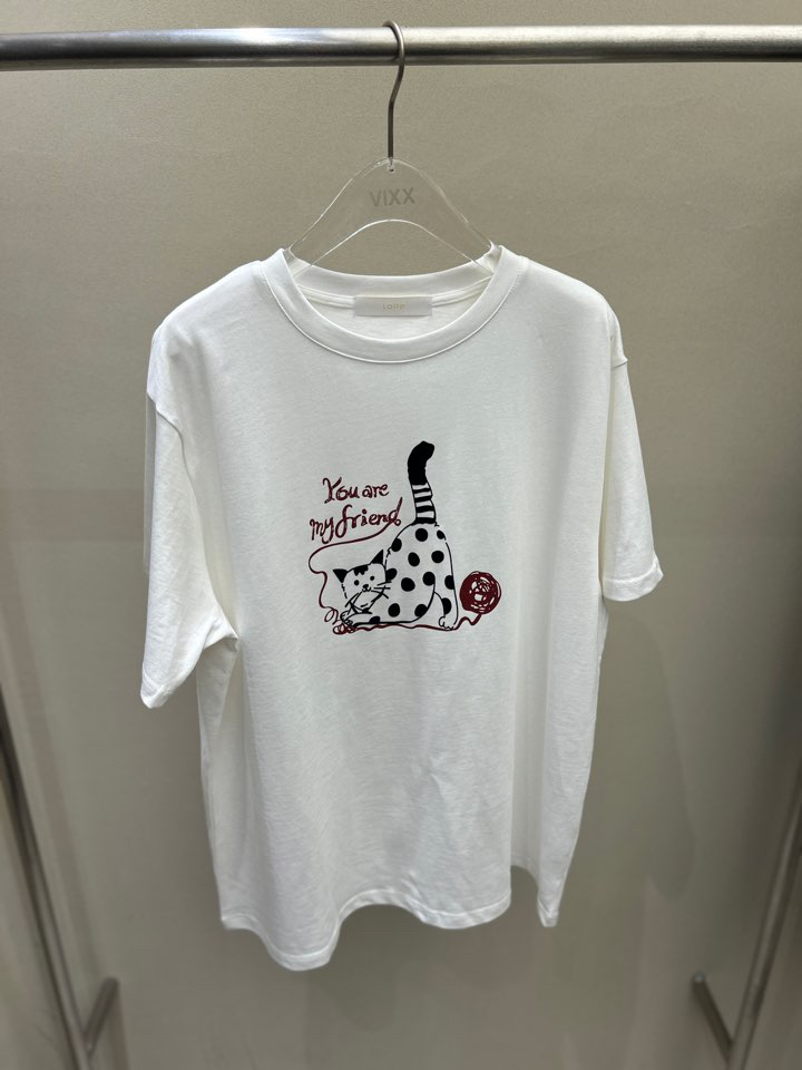 LATTE-P東大門㊣實拍女士新款真品人氣休閑推薦職業時尚T恤LATTE-PT恤圖色1