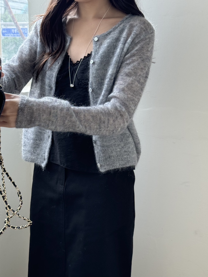 TIZZI韓國直郵㊣女裝新款職業25秋冬休閑時尚推薦針織衫開衫TIZZI針織衫