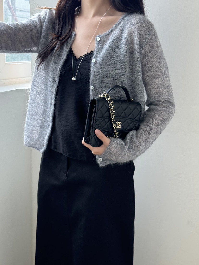 TIZZI韓國直郵㊣女裝新款職業25秋冬休閑時尚推薦針織衫開衫TIZZI針織衫