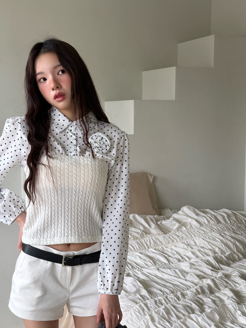 MARKE-P韓國直郵㊣女士新款人氣職業休閑熱賣推薦襯衫蕾絲衫MARKE-P襯衫/蕾絲衫