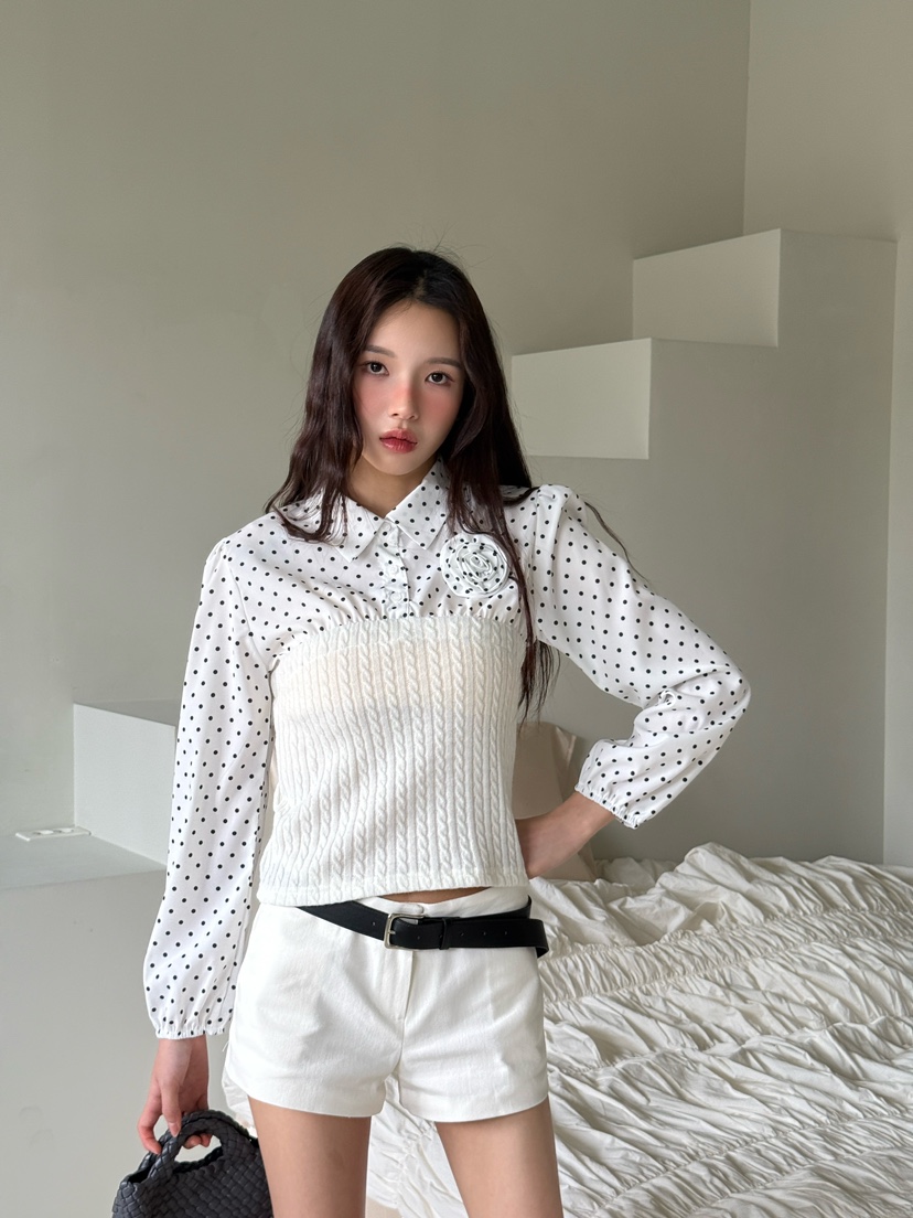 MARKE-P韓國直郵㊣女士新款人氣職業休閑熱賣推薦襯衫蕾絲衫MARKE-P襯衫/蕾絲衫