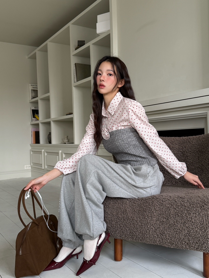 MARKE-P韓國直郵㊣女士新款人氣職業休閑熱賣推薦襯衫蕾絲衫MARKE-P襯衫/蕾絲衫