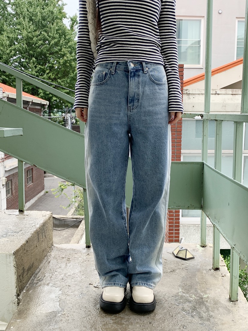 RE:OPENING東大門㊣實拍女裝新品人氣時尚牛仔褲水洗牛仔布RE:OPENING牛仔褲